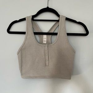 Aerie Waffle Knit Sports Bra